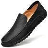 Vrijetijdsschoenen Heren Instapper Rijden Splitleer Mode Sneakers Outdoor Loafers Comfortabel plat lopen