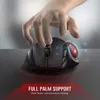 Trackball Wireless Mouse laddningsbara Bluetooth 24G USB Ergonomiska möss för dator Android Windows 3 Justerbar DPI 240314