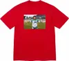 24SS Frühling Sommer Europa USA Football Star Print T-Shirt Mode Herren Kurzarm T-Shirt Frauen Kleidung Casual Baumwolle T-Shirts