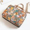 Wet and Dry Separation Cosmetic Bag Large Capacity Wash Makeup Cartoon Cute Oxford Cloth Waterproof Storage 240313