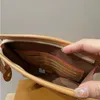 Topp lyxig handväska designer målad kopplingsväska unisex förvaring väska kortväska plånbok mobiltelefon väska 27 cm lwkki