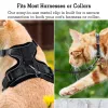 Leashes Tactical Cat Harness for Walking Escape Proof Soft Mesh Adjustable Pet Vest Harness for Large Cat Small Dog