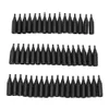 50pcs jetables stérilisés capuchons d'aiguille sourcil eye-liner lèvres tatouage aiguille buse capuchons 1P / 3R noir tatouage mitrailleuse Accory 32zh #