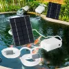 Akcesoria Energia Słoneczna Water Water Water Tlen Pump Staw Aerator Aquarium Solar Air Pump Zestaw Akwarium akwarium na zewnątrz staw na zewnątrz