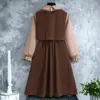 Vestidos de menina primavera meninas escola para crianças roupas de bebê vestido longo manga trajes de festa infantis 6 8 10 12 anos