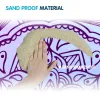 Mata niestandardowy koc plażowy, koce piknikowe Wodoodporny piasek, dostosowane zdjęcie/logo 3D Najlepszy prezent lekki mata plażowa