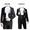 Adults Mens Victorian Lace Jabot and Cuffs for Kids Detachable Collar Stage Party Colonial Pirate Steampunk Costume Accessory 240314