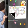 16-Zoll-Magnetkalender für Kühlschrank, Monats- und Wochenplaner, Tisch, Whiteboard-Aufkleber, Nachrichtentafel, Menü 240318