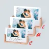 Rahmen, personalisierter Bilderrahmen für Paare, Valentinstag, Hochzeitstag, Erinnerungsgeschenk für Freund, Freundin, individuelles Liebesandenken