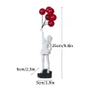 Sculpturen Banksy Girl Ballon Sculptuur Figuurfiguren voor interieur Moderne straatkunst Schilderij Woonkamer Tafel Kantoor Woondecoratie