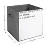 Storage Bags Tank Clearly Im In A Bad Mood Classic F Large Capacity Top Quality Folding Box Super Soft Portable Staying Book