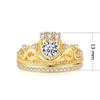 Z bocznymi kamieniami ozdoby Crown Woman European Products Factory Factory Processing Book Do Jewellety Quality Guangzhou A008 Jiezhi