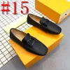 34model NEW Men's Designer Loafers Spring Autumn Comfortable Flat Casual Shoes Men Breathable Moccasins Slip-On Soft Leather Driving Shoes