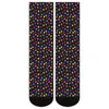 Women Socks Colorful Polka Dot Stockings Rainbow Spots Print Printed Harajuku Spring Anti Sweat Couple Climbing Breathable