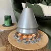 Kerzenhalter Teelicht Raumheizung Aluminium Teelicht Doppelwandiger Ofen für Innenhalter (ohne Kerze)