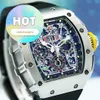 Наручные часы RM Racing RM11-03 Полые часы Швейцарский всемирно известный RM1103 Титановый металлический полный хронограф