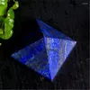 Dekorative Figuren, natürliche Lapislazuli-Mineralpyramide, heilende Energie, Heimdekoration