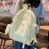 Backpack School Feminino Feminino University Firls 'Travel Book Backpacks Pacote suave Moda Mulher Bolsa Casual Pacote de grande capacidade
