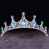 DIEZI Vintage Fashion Girls Princess Crystal Crown Hair Accessories Tiara Women Party Dress CrownRhinestone Bridal Crown Jewelry 240315