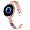 Cinturino con diamanti Fran-lzp da 20mm 22mm per Galaxy Watch 3 41mm 45mm Bracciale a fascia S3 42mm mm Braccialetti da donna Active 2 Gear 240311