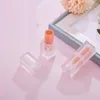 10 stücke 30 stücke 12,1mm Leere Lippenstift Rohr Orange Klar Frost Quadrat Lip Blam Selbstgemachte Kosmetische Verpackung Material Nachfüllbare flasche y7he #