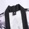 Men's T Shirts Fashion Tops Loose Cardigan Blouses Slim Fit European American Style Five Point Blouse And Cloak Top Summer Jacke