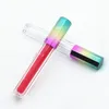 Hervulbare Plastic Lipgloss Tubes Ctainers Lege l Creatieve Octag Vorm Meerkleurige Deksel Make-up Verpakking Lipgloss Basis I7Ty #