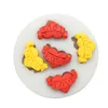 Baking Moulds Love Heart Silicone Sugarcraft Chocolate Cupcake Mold Resin Tools Fondant Cake Decorating