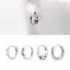 Hoopörhängen lyxiga kvinnor Small Torsion Wire Circle Dazzling CZ Delicate Female Party Earring Daily Wear Classic Jewelry