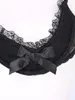 Womans Underwire Push Up Shelf Bra 12 Cup Demi Balconette Bowknot Unlined Lace Bra Sexy Erotic Open Cup Padded Bustier Bra 240320