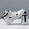 HBP Balık Olmayan Yeni Beyaz Ayakkabılar Plus Velvet Yüksek Top Tahta Ayakkabıları Erkekler Işık ve Rahat Spor Gündelik Erkek Pamuk Ayakkabıları