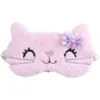 Cute Cat Soft Slee Eye Cover Mask Animal Peluche Tessuto Blindfold Relax Girls Lady Per Home Traveling Eye Care q1Py #