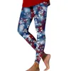 Pantalons de yoga taille haute pour femmes et filles, leggings d'entraînement extensibles imprimés colorés, collants à la mode et simples