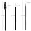 200pcs brosse à yeux microbrosse Spoolie jetable coton-tige lèvre sourcil brosse Mascara baguette applicateur Les outils cosmétiques 15MF #