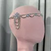 Hair Clips Stonefans Vintage Crystal Gatsby Headband 1920s Wedding Jewelry Carnival Flapper Headdress 2024 Flower Head Chain For Women