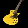 Guitarra padrão guitarra elétrica tv amarelo preto p90 captador branco leitoso retro sintonizador