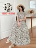 Vestidos Robe Maxi Long Sexy Dres Summer Indian Clothes Bohemian Cotton Print Floral Boho Korean Fashion Style Casual 240320