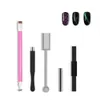 1/2st Cat Eye Nail Magnet Stick 3D/9D Strg Magnet Board Pen Gel Polish Varnish Multifuncti Double Head Magnetic Pen Nail E5vi#