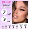 new 280 Clusters False Eyel Kit Mix Size 9-16mm Eyel Extensi Bundles D Cur Volume Segmented Eyeles Makeup Tool g3vK#