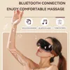 Магнитная терапия Bluetooth Массажер для глаз Акупунктурный точечный массаж Снимает усталость Темные круги Уход за глазами Музыкальный инструмент W9qz #