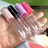 10/30/50/100pcs 8ML Tubi trasparenti per lucidalabbra Smalto per labbra Ctainer DIY Rosa Rosso Viola Tappo vuoto Rossetto Balsamo per le labbra Bottiglia riutilizzabile Z9kG #