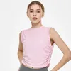 Camisas ativas slim fit respirável, esportes ao ar livre, colete pequeno, sem mangas, corda, yoga, mulheres, dança, secagem rápida, roupas de fitness, top