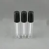 6ml 50pcs Clear Arcylic Lip Gloss Ctainers Black Lid Vazio Batom Líquido Recarregável Garrafa Redonda DIY Lip Glaze Embalagem Tubos m0zf #