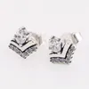 Stud Earrings Authentic 925 Sterling Silver Classic Wishes Fashion For Women Gift DIY Jewelry