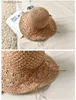 Wide Brim Hats Bucket Hats Good Quality Hand Hook Parent-child Straw Sun Hat Women Childrens New Bowknot Shade Hat Sunscreen Foldable Beach Hat GH-656 L240322