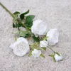 Bouquets de roses décoratives faites à la main, fausses fleurs artificielles en soie, décoration de maison, simulation d'art Floral pour salon