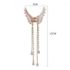 Akcesoria do włosów Tassel Butterfly Pearl Clip Women Claw Elegancka