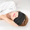 women Imitated Silk Sleep Eye Mask Portable Travel Eyepatch Nap Eye Patch Rest Blindfold Eye Cover Slee Mask Night Eyeshade 28oC#