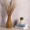 Vases Retro Imitation Rattan Vase Simple Desktop Indoor Flower Pot Countryside Pastoral American Style Holder Office Home Decor