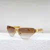 Sunglasses 2024 High Quality Alloy Outdoor Luxury Car Driving Men'S Framed Women'S Party Classic Market Designer Luxu